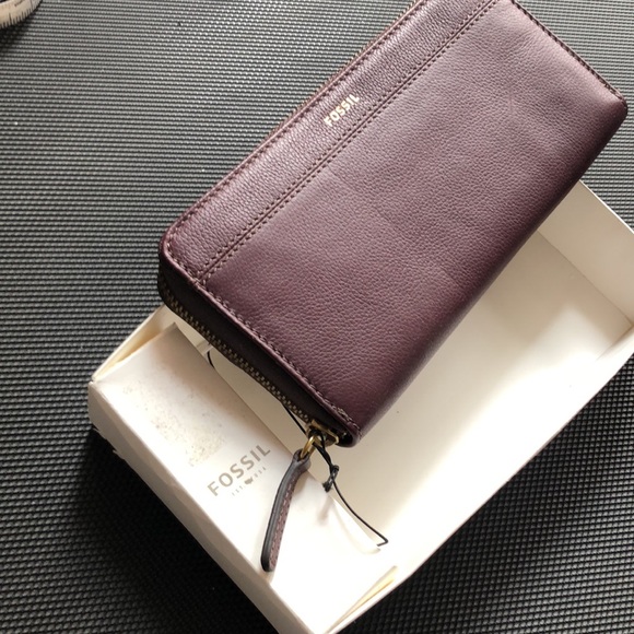 FOSSIL (8x4) Leather many pockets - Picture 3 of 13